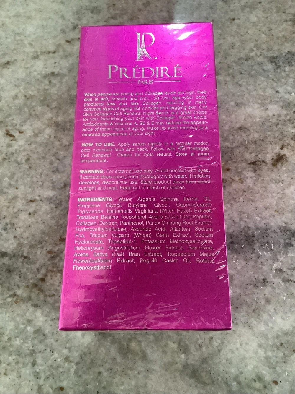 Collagen Cell Renewal Night Serum - Vibrant Pink